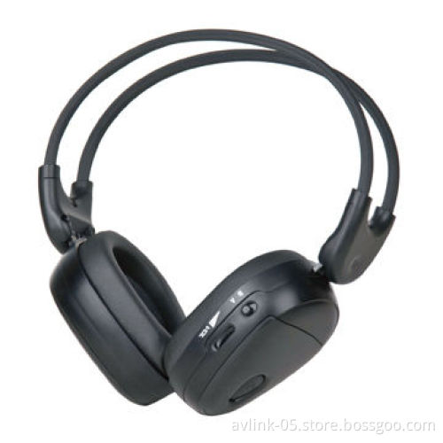 Kids' Dual-channel Infrared Wireless Stereo Headphone for In-car Entertainment Audio System